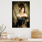 Poster Princesse de conte de fées (Cuisine)