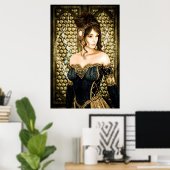 Poster Princesse de conte de fées (Bureau à domicile)