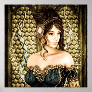 Poster Princesse de conte de fées