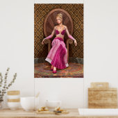 Poster Princesse de conte de fées (Cuisine)