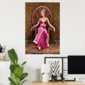 Poster Princesse de conte de fées (Bureau à domicile)