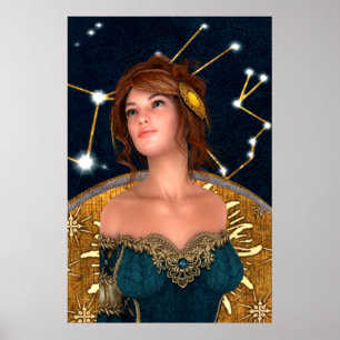 Poster Princesse de conte de fées