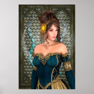 Poster Princesse de conte de fées