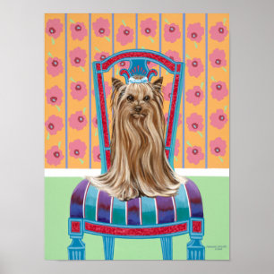 Poster Princesse de la Couronne Yorkie