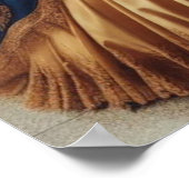 Poster Princesse dorée Steampunk Victorien Industriel (Coin)