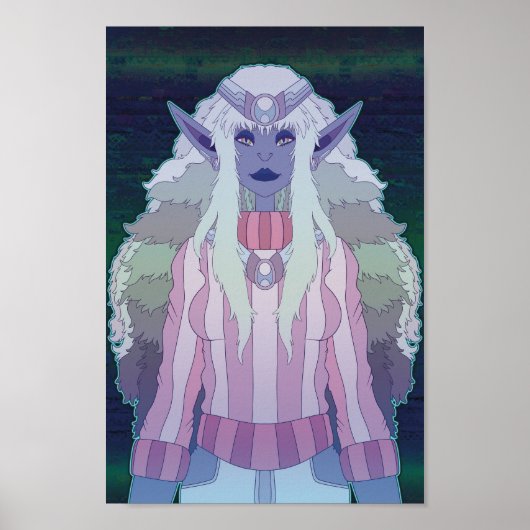 Poster Princesse elfe (Devant)
