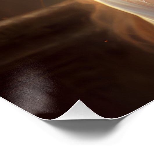 Poster Princesse elfe en dentelle blanche (Coin)