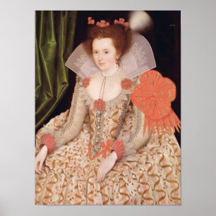 Poster Princesse Elizabeth, fille de James I, 1612