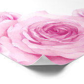 Poster Princesse en Robe rose pâle Quinceanera Bienvenue (Coin)