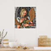 Poster Princesse et Dragon (Cuisine)