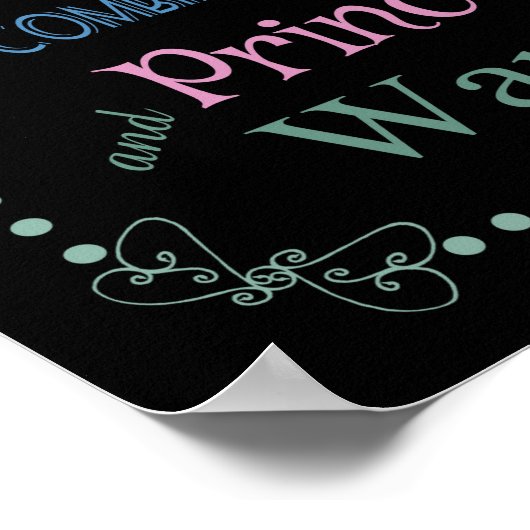 Poster Princesse et Guerrier (Coin)