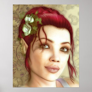 Poster Princesse Fantasy Art d'Elven