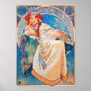 Poster Princesse Hyacinth, Mucha