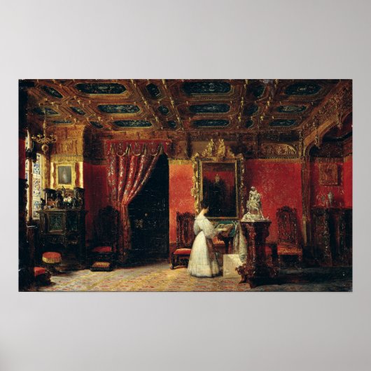 Poster Princesse Marie d'Orléans dans son Studio gothique (Devant)