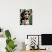 Poster Princesse Noelle : Grâce Enchantée (Bureau à domicile)