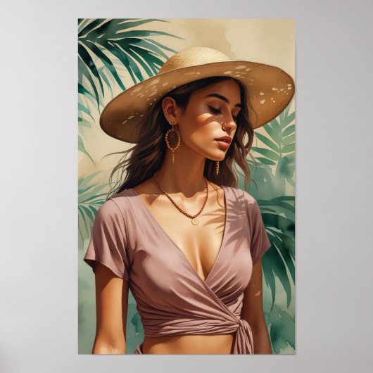 Poster Princesse Rose Poussiéreuse (Devant)