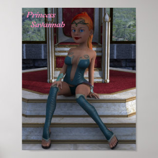 Poster Princesse Savannah