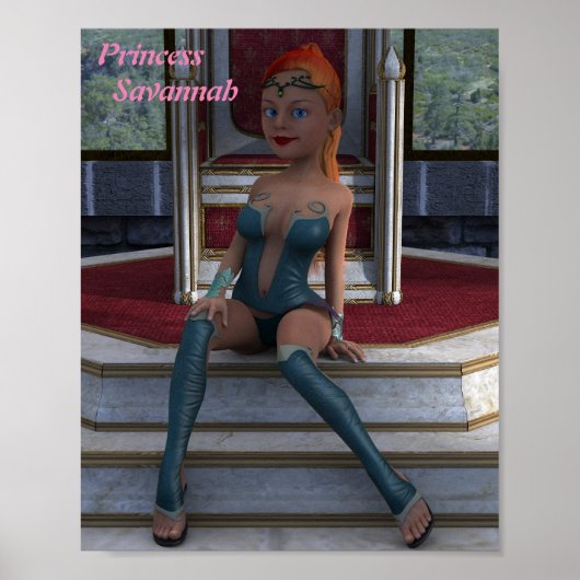 Poster Princesse Savannah (Devant)