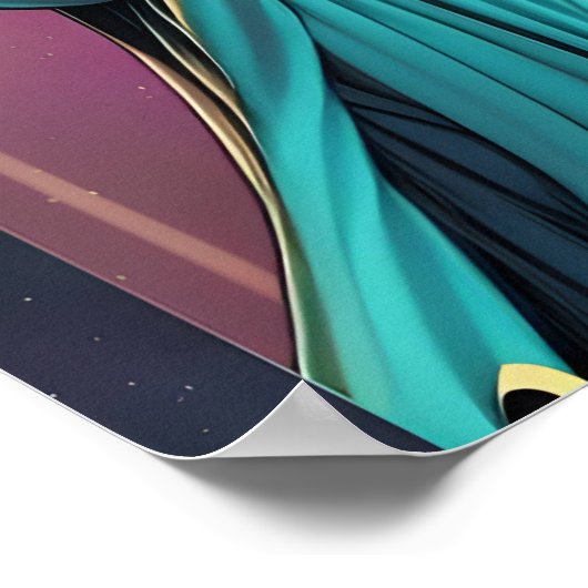 Poster Princesse spatiale (Coin)