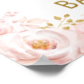 Poster Princesse Swan avec Balloon rose Bienvenue Bébé Fi (Coin)