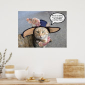 POSTER PRINCESSE TATUS / CHAT ÉLÉGANT, GRAND CHAPEAU DE D (Cuisine)