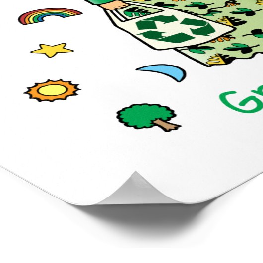 Poster Princesse verte (Coin)