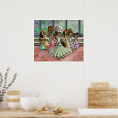 Poster Princesses Afro-Américaines (Cuisine)
