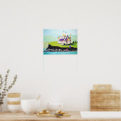 Poster Princesses et Château (Cuisine)