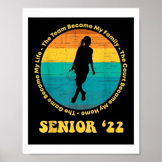 Poster principal de basketball de nuit (Devant)