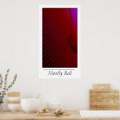 Poster Principalement rouge (Cuisine)