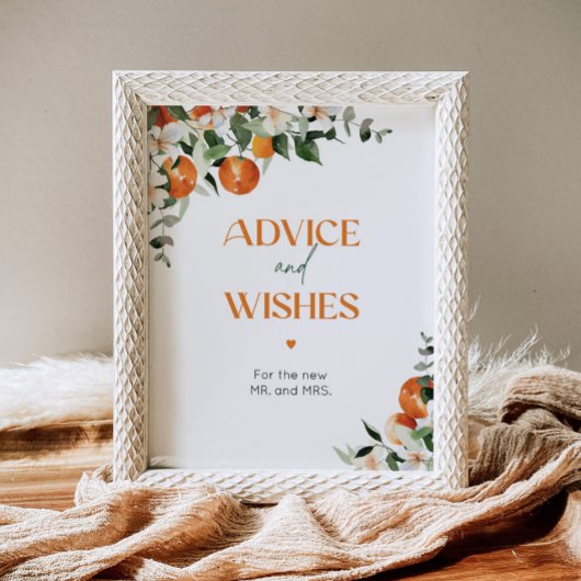 Poster Principaux conseils et souhaits pour les jeunes ma