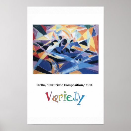 Poster Principes de l'art - Variété, Stella (Devant)