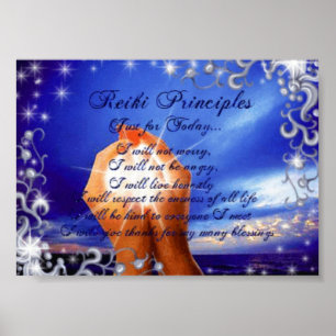 Poster Principes de Reiki
