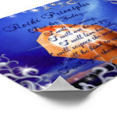 Poster Principes de Reiki (Coin)