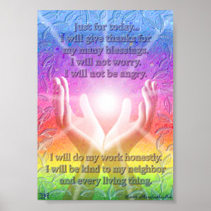Poster Principes de Reiki