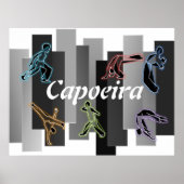 poster print capoeira vechtsport (Voorkant)
