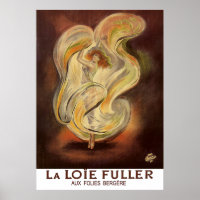 Poster Print: Folies Bergere La Loie Fuller