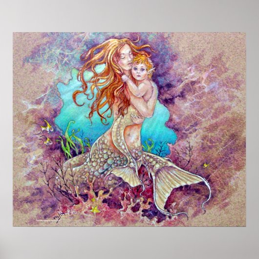 Poster PRINT - Mermaid Mother (Devant)