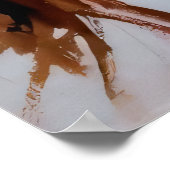 Poster Print,Romantic Woman with Flowers – Soft Pink Impr (Coin)