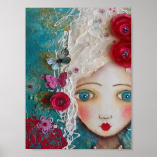 Poster print van Julie Ryder - Marie Antoinette