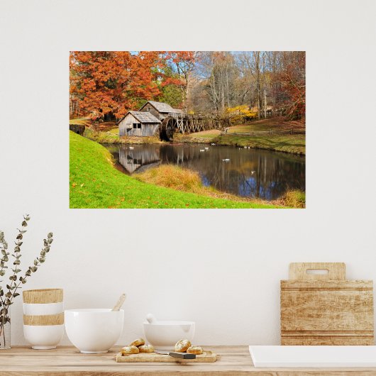 Poster print van Mabry Mill in Meadows of Dan, VA (Keuken)