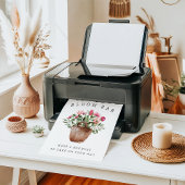 Poster Printable Bridal Shower Bloom Bar Sign