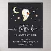 Poster Printable Halloween Baby Shower Welcome Sign (Devant)