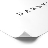 Poster Printable Love in Bloom Bridal Shower Welcome Sign (Coin)