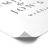 Poster Printable Minimalist Welcome Wedding Sign (Coin)