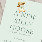 Poster Printable Silly Goose Welcome to Baby Shower