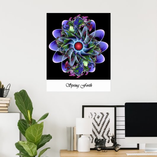 Poster Printemps (Bureau à domicile)