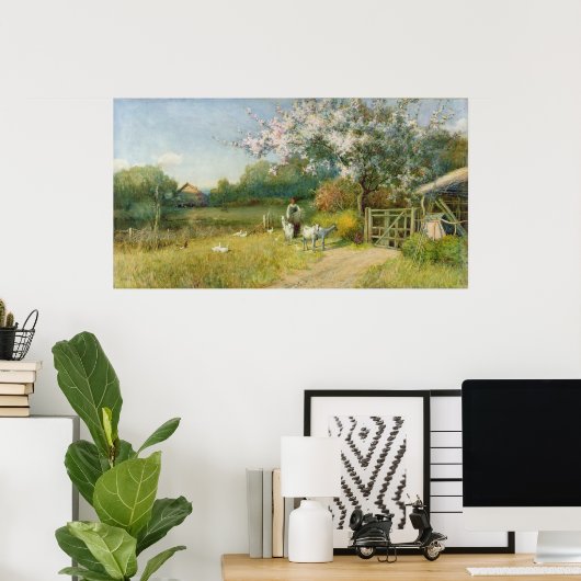 Poster Printemps (Bureau à domicile)