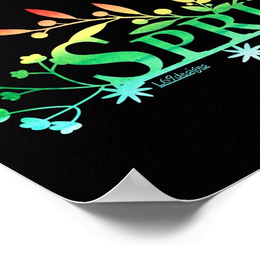 POSTER PRINTEMPS (Coin)