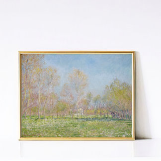 Poster Printemps à Giverny – Paysage Artistique Impressio